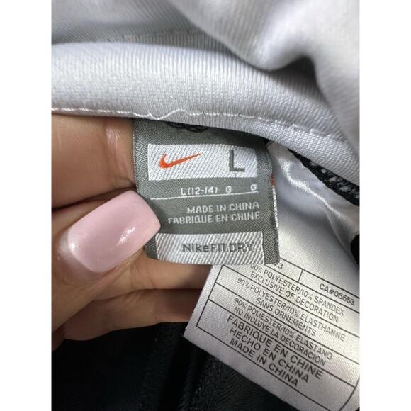 Men’s Nike Fit Dry Track‎ Black Pants Size Large Sweats Gym Workout Casual Cool - Picture 9 of 9